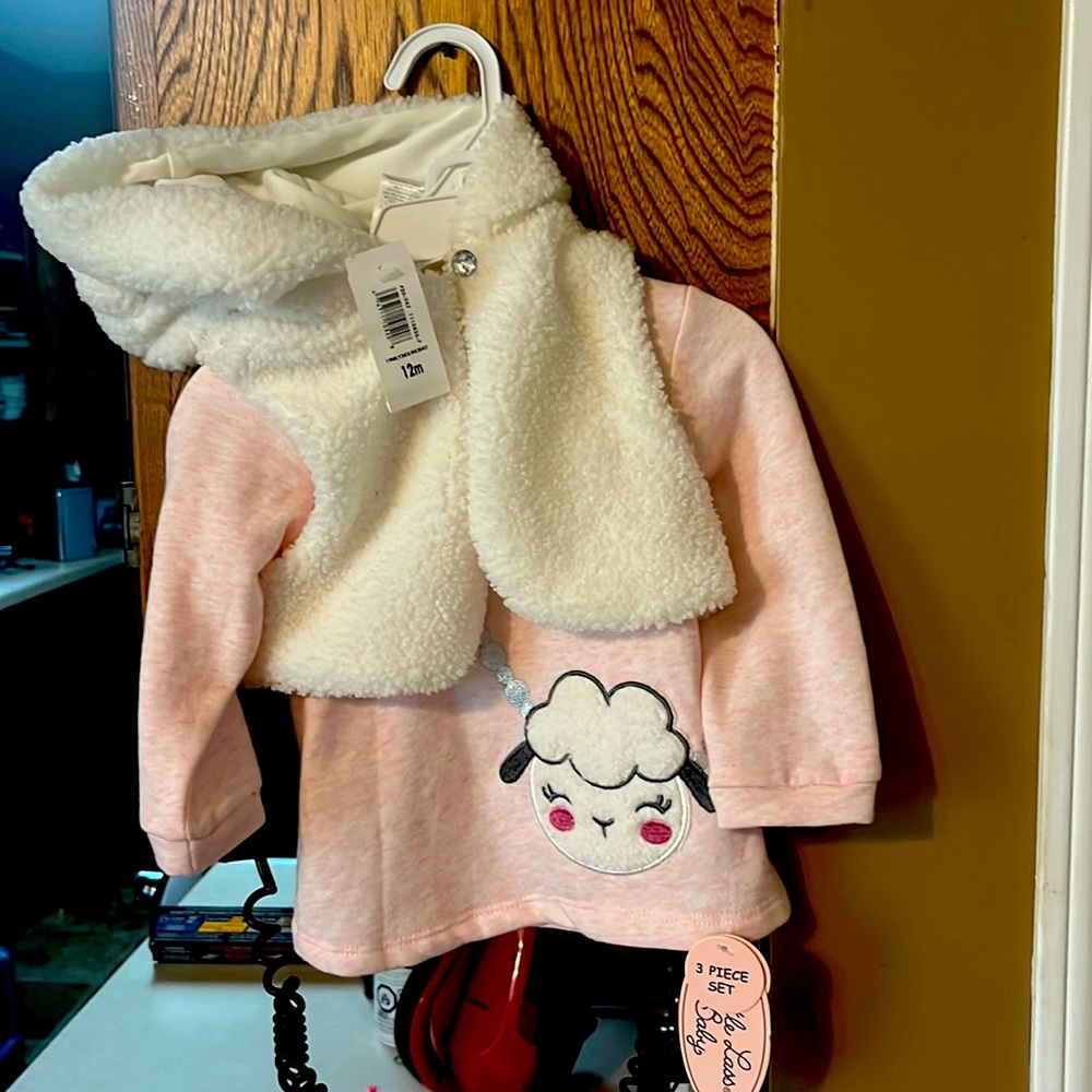 Three piece set 12 month never been used
